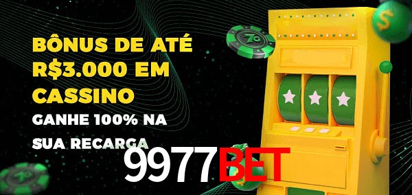 9977bet melhor bônus de depósito